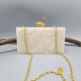 The Swan Mosaic Clutch